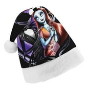 The Nightmare Before Christmas Christmas Hat for Adult And Kids Xmas Decor Ornaments Christmas New Year Festive Holiday Party Supplies Plush Santa Claus Hats